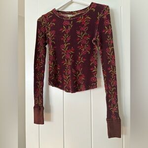 Free People We the Free XS Pretty Things Thermal